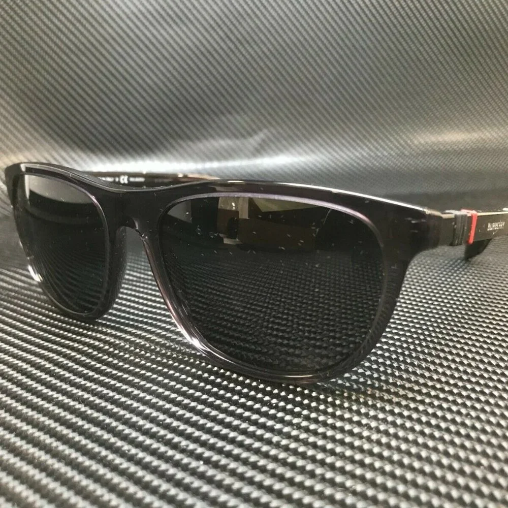 Burberry Polarized Men's Transparent Sunglasses